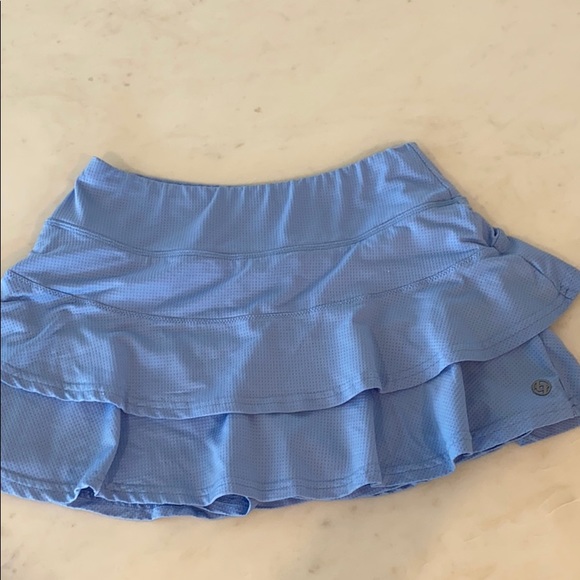 Lija Dresses & Skirts - Lija blue tennis golf athletic ruffle sk…
